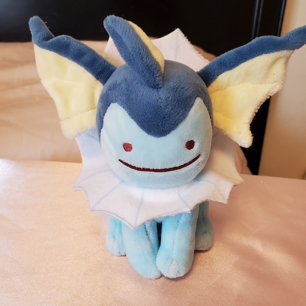 Pokemon center ditto vaporeon plush